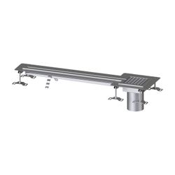 Kessel Schlitzrinne Ferrofix, DN 125, 17x1.000mm, Klebeflansch außen, Höhe 6mm, Edelsta... KESSEL-6202101 4026092099599 (Abb. 1)