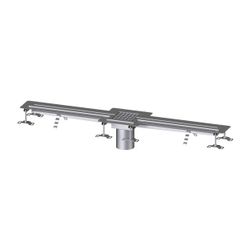 Kessel Schlitzrinne Ferrofix, DN 125, 17x1.400mm, Klebeflansch mittig, Höhe 6mm, Edelst... KESSEL-6202140 4026092099605 (Abb. 1)