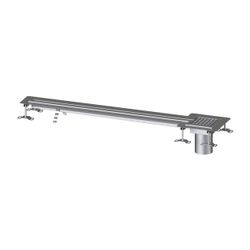 Kessel Schlitzrinne Ferrofix, DN 125, 17x1.400mm, Klebeflansch außen, Höhe 6mm, Edelsta... KESSEL-6202141 4026092099612 (Abb. 1)