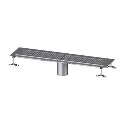 Kessel Kastenrinne Ferrofix, DN 125, 200x1.050mm, mit Klebeflansch Höhe 6mm, Edelstahl,... KESSEL-6220100 4026092098738 (Abb. 1)