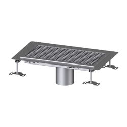 Kessel Kastenrinne Ferrofix, DN 125, 300x550mm, mit Klebeflansch Höhe 6mm, Edelstahl, S... KESSEL-6230050 4026092098776 (Abb. 1)