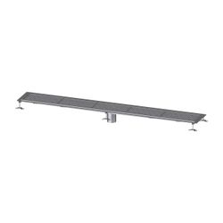 Kessel Kastenrinne Ferrofix, DN 125, 300x2.550mm, mit Klebeflansch Höhe 6mm, Edelstahl,... KESSEL-6230250 4026092098813 (Abb. 1)