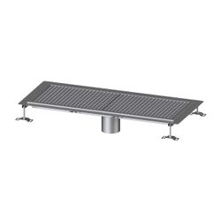Kessel Kastenrinne Ferrofix, DN 125, 400x1.050mm, mit Klebeflansch Höhe 6mm, Edelstahl,... KESSEL-6240100 4026092098837 (Abb. 1)