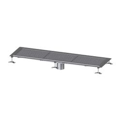 Kessel Kastenrinne Ferrofix, DN 125, 400x1.550mm, mit Klebeflansch Höhe 6mm, Edelstahl,... KESSEL-6240150 4026092098844 (Abb. 1)