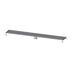 Kessel Kastenrinne Ferrofix, DN 125, 400x3.050mm, mit Klebeflansch Höhe 6mm, Edelstahl,... KESSEL-6240300 4026092098875 (Abb. 1)