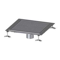Kessel Bodenwanne Ferrofix, DN 125, 600x600mm, 6mm Klebeflansch, Edelstahl, Silber... KESSEL-6260600 4026092099346 (Abb. 1)