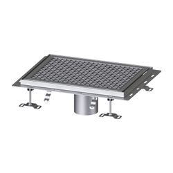 Kessel Kastenrinne Ferrofix, DN 125, 400x550mm, mit Fliesenanschlusswinkel, Edelstahl, ... KESSEL-6340050 4026092099247 (Abb. 1)