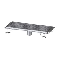 Kessel Kastenrinne Ferrofix, DN 125, 400x1.050mm, mit Fliesenanschlusswinkel, Edelstahl... KESSEL-6340100 4026092099254 (Abb. 1)