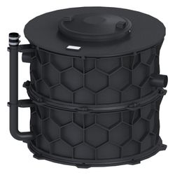 Kessel Fettabscheider EasyClean Modular free NS 1 Direct, 3-teilig, TS... KESSEL-93001-D1-R2-TS 4026092104026 (Abb. 1)