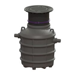 Kessel Fettabscheider EasyClean ground NS 2 Standard, 550-950mm, Klasse A/B... KESSEL-93002/80B 4026092025475 (Abb. 1)