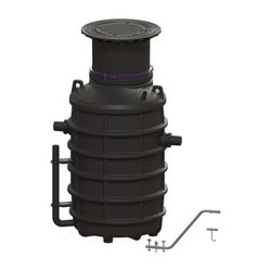 Kessel Fettabscheider EasyClean ground NS 4 Direct, 800-1.200mm, Klasse A/B, rech... KESSEL-93004.120B-DR 4026092095027 (Abb. 1)