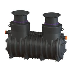 Kessel Fettabscheider EasyClean ground NS 10 Standard, 740-1.175mm, Klasse D... KESSEL-93010/120D 4026092025802 (Abb. 1)