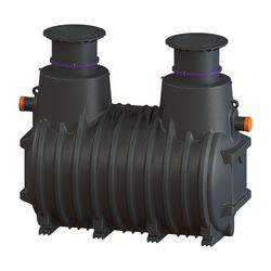 Kessel Fettabscheider EasyClean ground NS 20 Standard, 765-1.200mm, Klasse D... KESSEL-93020/120D 4026092025840 (Abb. 1)