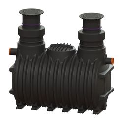 Kessel Fettabscheider EasyClean NS 35, 1.005-1.625mm, DN 250, PE, Schwarz... KESSEL-93935/170D 4026092073438 (Abb. 1)