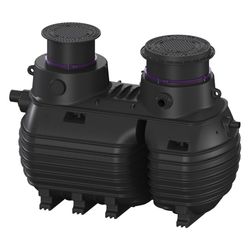 Kessel Fettabscheider EasyClean ground Multi Direct-L, NS 7, 845-1.070mm, D 400, ... KESSEL-96007-DL-120D 4026092109991 (Abb. 1)