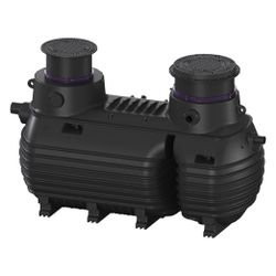 Kessel Fettabscheider EasyClean ground Multi Direct-L, NS 10, D 400, 845-1.070mm,... KESSEL-96010-DL-120D 4026092110003 (Abb. 1)