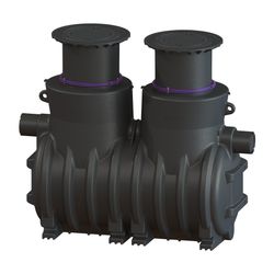 Kessel Öl- und Benzinabscheider EasyOil NS 3, 1800L, Belastungsklasse B 125, PE, Schw... KESSEL-99403.10B 4026092027202 (Abb. 1)
