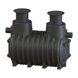 Kessel Öl- und Benzinabscheider EasyOil NS 6, 5.800L, Belastungsklasse B 125, PE, Sch... KESSEL-99606.80B 4026092027776 (Abb. 1)