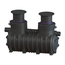 Kessel Öl- und Benzinabscheider EasyOil ground NS 10, 2600L, PE, Schwarz... KESSEL-99610.15B 4026092027790 (Abb. 1)