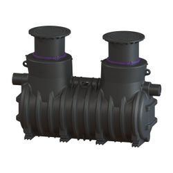 Kessel Koaleszenzabscheider EasyOil, NS 10, 2.600L, PE, Schwarz... KESSEL-99710.15D 4026092027684 (Abb. 1)