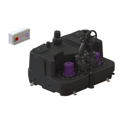 Kessel Hebeanlage Aqualift F XL 300L Duo SPF 1500-S3, 400V 40m3/h, max. Förderhöhe 8m, Gu... KESSEL-11034 4026092057018 (Abb. 1)
