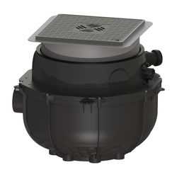 Kessel Hebeanlage Aqualift S Compact Mono GTF 1200 resistent, Bodenpl, Schwarz... KESSEL-281200SC 4026092093719 (Abb. 1)