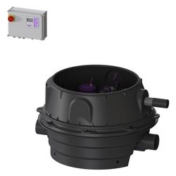 Kessel Rückstauhebeanlage Ecolift XL Duo SPF 1500-S3, max. Fh 7,5m, 28m3/h, niedrigster... KESSEL-8741053 4026092070628 (Abb. 1)