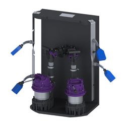 Kessel Pumpen-Einbausatz Retrofit S Duo GTF 1000, 14,5 m3/h, 230V, Kunststoff... KESSEL-8744003 4026092103333 (Abb. 1)