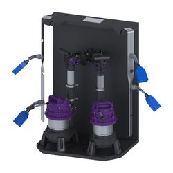 Kessel Pumpen-Einbausatz Retrofit M Duo GTF 1200, 15,5 m3/h, 230V, 1,4kW... KESSEL-8744005 4026092103357 (Abb. 1)