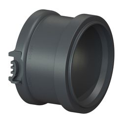 Kessel Muffe für DN 100, Kunststoff Schwarz, 830101... KESSEL-830101 4026092076910 (Abb. 1)