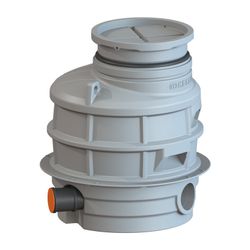 Kessel Rückstauschacht LW 1000 Zulauf DN 150, Auslauf DN 150, 1180mm... KESSEL-881005-DN150 4026092071717 (Abb. 1)
