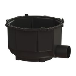 Kessel Grundkörper Hof-/Regenablauf mit Auslauf DN 100, Durchmesser 450mm... KESSEL-850009 4026092002926 (Abb. 1)