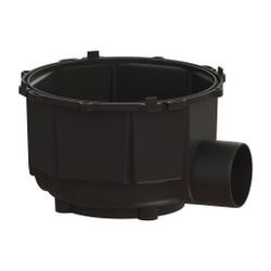 Kessel Grundkörper Hof-/Regenablauf mit Auslauf DN 150, Durchmesser 450mm... KESSEL-850010 4026092002933 (Abb. 1)