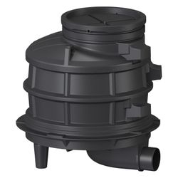 Kessel Standardschacht GT LW1000, DN 200, 1.070mm, links, Polyethylen... KESSEL-881060 4026092024119 (Abb. 1)