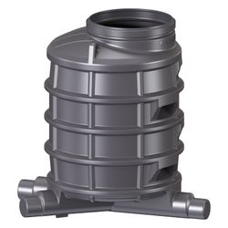 Kessel Standardschacht GT LW1000, 1.570mm, DN 150/200, Polyethylen... KESSEL-881500 4026092024140 (Abb. 1)