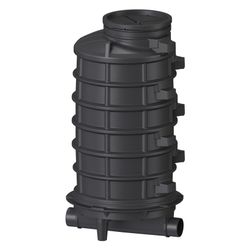 Kessel Standardschacht GT LW1000, 2.070mm, DN 150/200, 1 Zulauf links 90 Grad... KESSEL-882050 4026092024386 (Abb. 1)