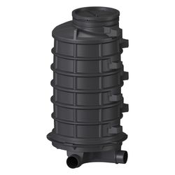 Kessel Standardschacht GT LW1000, 2.070mm, DN 200, 90 Grad rechts... KESSEL-882070 4026092024409 (Abb. 1)