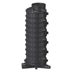 Kessel Standardschacht GT LW1000, 3.070mm, DN 150/200, 1 Zulauf rechts, 45 Grad... KESSEL-883020 4026092024607 (Abb. 1)