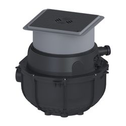 Kessel Rohbaukit Aqualift M, 490-620mm, PE, Schwarz... KESSEL-280511S-RBK 4026092106969 (Abb. 1)