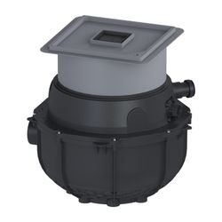 Kessel Rohbaukit Aqualift M Underfloor GTF 1200 Duo, 490-620mm, 65L, Schwarz... KESSEL-280511X-RBK 4026092106976 (Abb. 1)