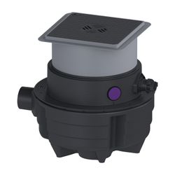 Kessel Rohbaukit Aqualift M, 490-600mm, Kunststoff, Schwarz... KESSEL-28700S-RBK 4026092106846 (Abb. 1)
