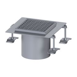 Kessel Aufsatzstück Ferrofix 185, 206x206x200mm, L 15, Edelstahl, 55130... KESSEL-55130 4026092107553 (Abb. 1)