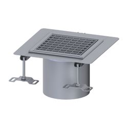 Kessel Aufsatzstück Ferrofix, 230x230mm, Edelstahl 1.4301, L 15... KESSEL-55132 4026092107577 (Abb. 1)