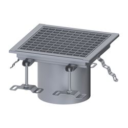 Kessel Aufsatzstück Ferrofix eckig, 300x300x200mm L 15, Edelstahl... KESSEL-55135 4026092107607 (Abb. 1)