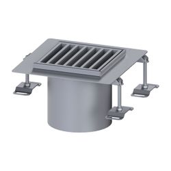 Kessel Aufsatzstück Ferrofix 185, 206x206x200mm, Edelstahl, 15mm... KESSEL-55136 4026092107614 (Abb. 1)