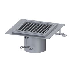 Kessel Aufsatzstück Ferrofix System 185 L 15, 300x300mm, Edelstahl... KESSEL-55137 4026092107621 (Abb. 1)