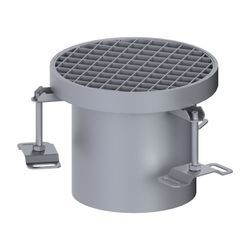 Kessel Aufsatzstück Ferrofix rund, 250mm, L15, Edelstahl 1.4301... KESSEL-55146 4026092107713 (Abb. 1)