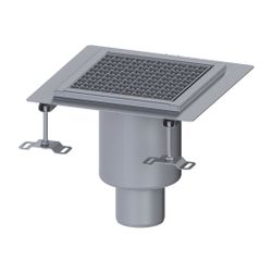 Kessel Ablaufkörper Ferrofix KF6, DN 100, 300x300mm, L 15... KESSEL-55150 4026092107751 (Abb. 1)