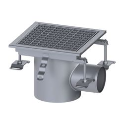 Kessel Ablaufkörper Ferrofix System 185 DN 100, 300x300x240mm, Edelstahl... KESSEL-55158 4026092107836 (Abb. 1)