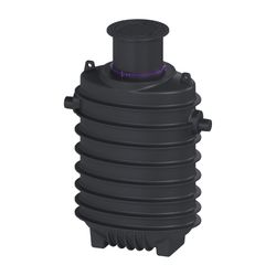 Kessel Fettabscheider EasyClean ground NS 7 Standard, 925-1.215mm, Klasse D... KESSEL-95070-120D 4026092100424 (Abb. 1)